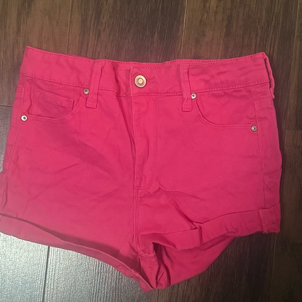 NOBO Women's Bold Red Jean Shorts